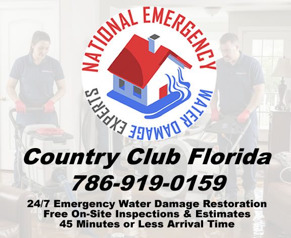 Country Club Emergency Water Damage Restoration