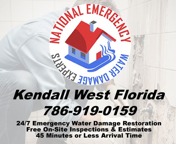 Kendall West Emergency Water Damage Restoration Services