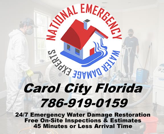 Carol City Emergency Water Damage Restoration