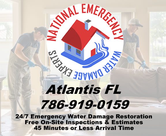 Atlantis Florida 24 Hours Emergency Water Damage Restoration Services