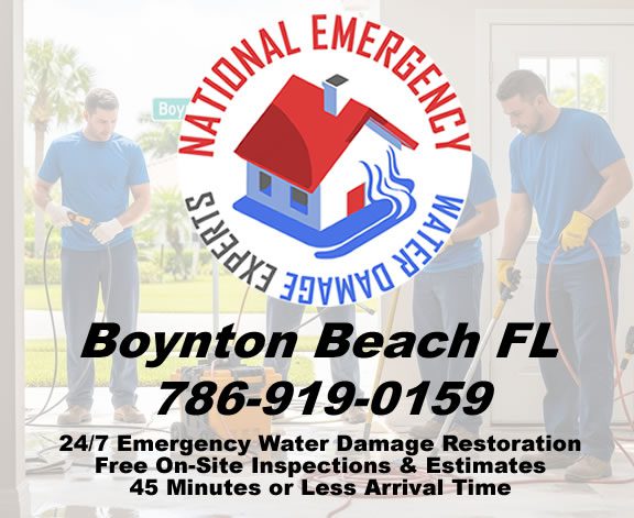 Boynton Beach Florida 24 Hours Emergency Water Damage Restoration Services