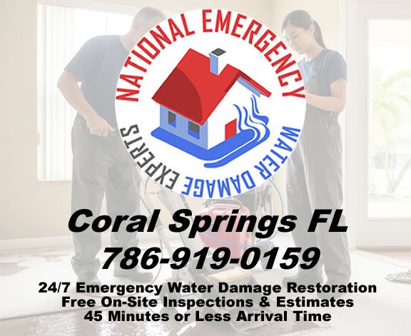 Coral Springs Emergency Water Damage Restoration Services