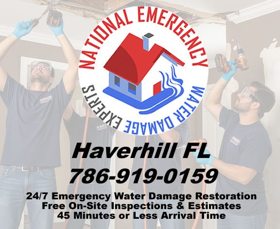 Haverhill Florida 24 Hours Emergency Water Damage Restoration Services