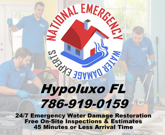 Hypoluxo Florida 24 Hours Emergency Water Damage Restoration Services