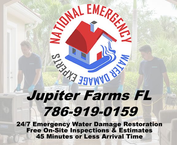 Jupiter Farms Florida 24 Hours Emergency Water Damage Restoration Services