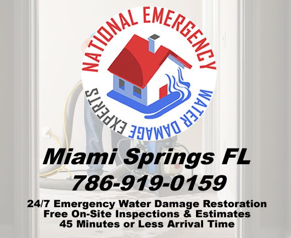 Miami Springs Emergency Water Damage Restoration Services