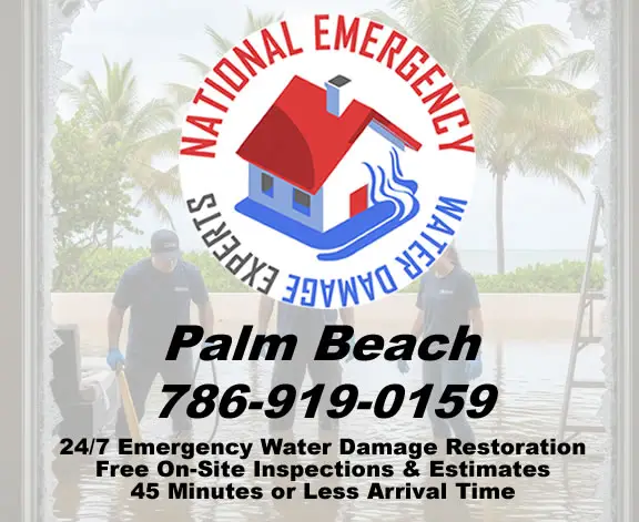 Palm Beach Florida 24 Hours Emergency Water Damage Restoration Services