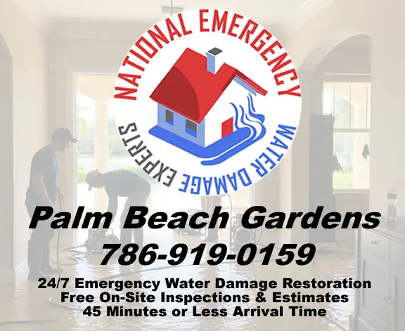Palm Beach Gardens Florida 24 Hours Emergency Water Damage Restoration Services