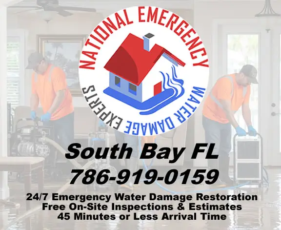 South Bay Florida 24 Hours Emergency Water Damage Restoration Services