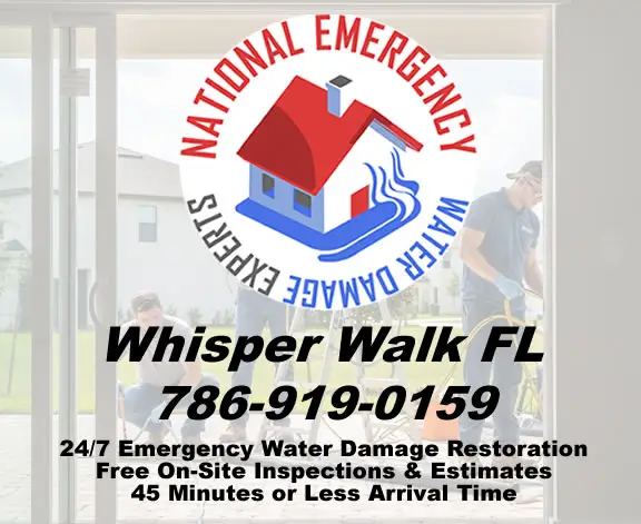 Whisper Walk Florida 24 Hours Emergency Water Damage Restoration Services